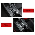 thumbnail image 5 of Car Black Central Control Panel Gear Shift Cover Trim Strips RHD, 5 of 5