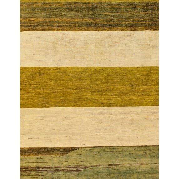 Ahgly Company Machine Washable Indoor Rectangle Abstract Dark Bisque Brown Area Rugs, 2' x 5'