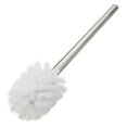 thumbnail image 2 of 2X Chrome Round Wall Mounted Toilet Brush and Frosted Glass Toilet Brush Holder, 2 of 3