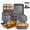 Steel Gray, variant on 11-piece Nonstick Baking Pans Set - Professional Grade Carbon Steel Bakeware With Coating- Dishwasher Safe Stackable Oven To 450°f (steel Gray)
