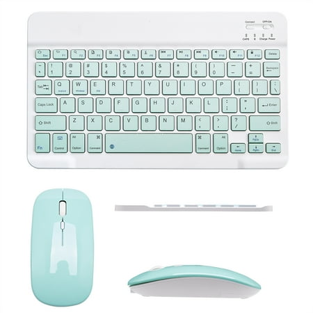 Mini Wireless Bluetooth Keyboard Compatible with iPad 9th 2021/ 8th 2020 /7th Generation 10.2 inch, iPad Pro, iPad Air, iPad Mini, All iPhones and Other Bluetooth Enabled Devices