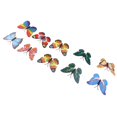 thumbnail image 4 of 10 Piezas Mariposa 3D Calcomanías Etiqueta de Pared Habitación Extraíble Decoración de 2, 4 of 6