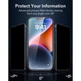 thumbnail image 3 of Protector de pantalla ESR para iPhone 14 Plus/13 Pro Max, paquete de 3, 3 of 9