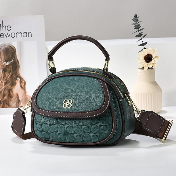 Bolso de mano sencillo para mujer, bolso de hombro de cuero para mujer, bolso de mano pequeño a la moda, bolso cruzado de diseñador para mujer, bolsos de compras para mujer
