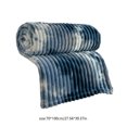 thumbnail image 3 of LHNFT Flannel Throw Blanket for Couch Super Soft Cozy Plush Thick Bubble Blanket with Tie-Dye Effect Ribbed Jacquard Lightweight Bed Blankets Suitable for All Seasons, 70x100cm, 3 of 6