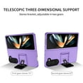 thumbnail image 4 of Decase Stereo Stand Folding Mobile Phone Case Compatible with Samsung Galaxy Z Fold 7 5G,Hard PC Material, Impact-Resistant and Drop-Resistant Shockproof Protective Phone Cover Fold7 Case,Purple, 4 of 10