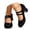 Black, variant on Women's Oktoberfest High Heels Round Toe Floral Dress Shoes for Fall Winter Parties