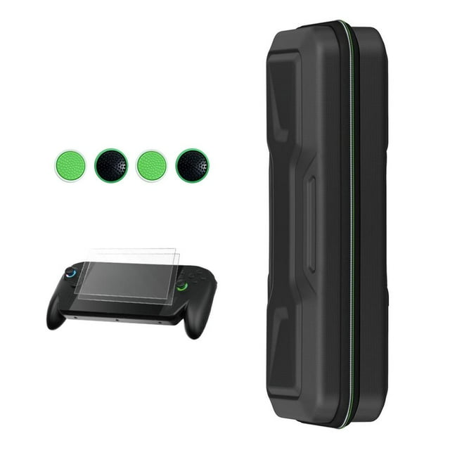 Sac de Rangement Portatif avec Capuchons de Joystick Protecteur d'Écran Trempé,