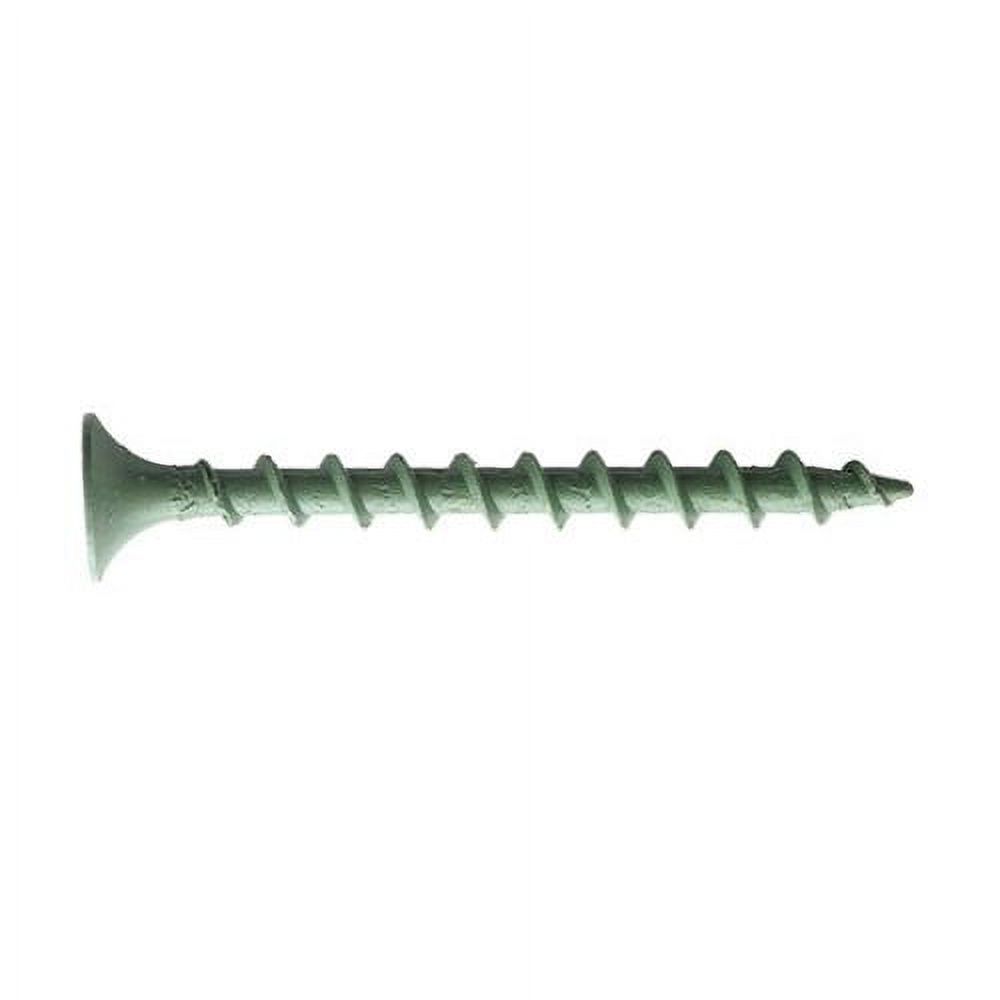 Drywall Screw, No 6 x 1-5/8 in, Steel, Flat Head Phillips Drive, 1000 PK 06A162W