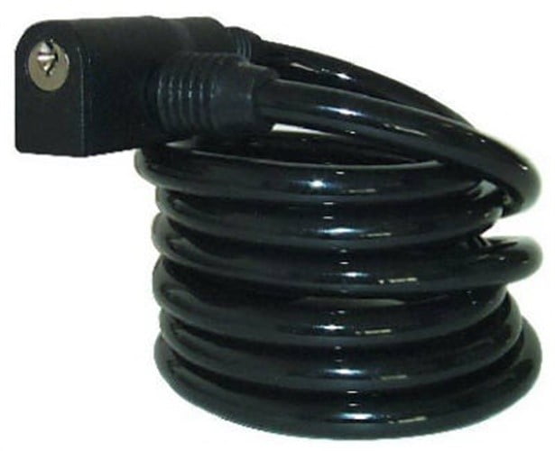 Master Lock 8126D 6/' X 5//16/" Black Keyed Cable Lock