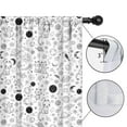 thumbnail image 4 of Blackout Kids Curtains,White Black Cat Planet Star Moon Pattern Childrens Insulated Curtains Set Of 2,Bedroom Essentials,Toddler Room Decor 42"x84", 4 of 5