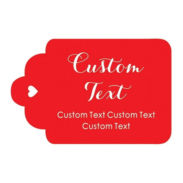 100 PCS Personalized Paper Hang Tags Made Any Text Custom Tags Wedding Favor Gifts