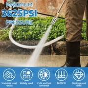 1/4inch 3625PSI Max Pressure Washer Tips, Turbo Nozzle Pressure Washer, Quick Connect Pressure Washer Nozzle, Power Washer Attachments