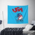 thumbnail image 4 of Bingfone Polyester Fabric Tapestry Gnome 4th Of July Wall Hanging Tapestry,Daily Decorative Tapestry For Bedroom Living Room Dorm 60l X 51w Inches, 4 of 9
