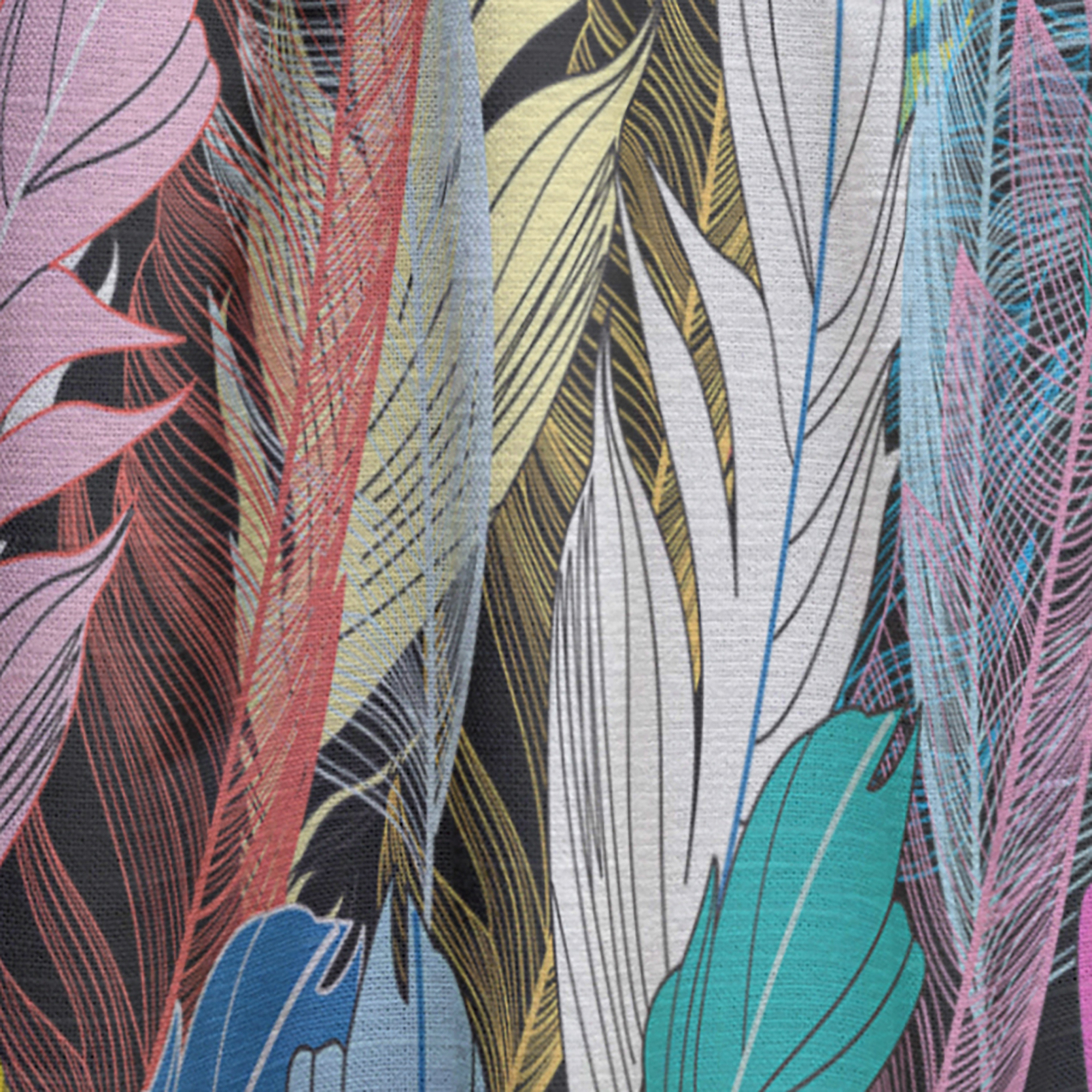 Designart 'Bird Feathers VII' Southwestern Curtain Panel