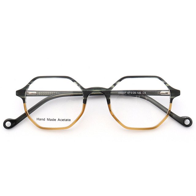 CUITING Montures de Lunettes Tendance avec Largeur de Pont de 20mm Compliant Toute Forme de Visage