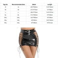 thumbnail image 6 of Sexy Black Bodycon Mini Skirts Women Summer Fashion Pencil Skirt Skinny Fake Zipper Pockets Skirts Leather Short Dress Clubwear-Type A Leopard-S, 6 of 7