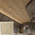 thumbnail image 2 of Vintage Pattern Tin Ceiling Tiles Emboss interior wall panel for HOTEL PL09 Distress crack multicolor white 10Pcs/pack, 2 of 8