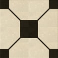 thumbnail image 1 of Ahgly Company Indoor Square Patterned Wheat Beige Area Rugs, 5' Square, 1 of 6