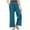 Sky Blue 1, variant on BLVB Beach Pants for Women Trendy Lounge Loose Drawstring Elastic Waist Cotton Linen Pant Trousers Casual Summer Slacks Clothes