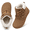 Brown, variant on Womens Waterproof Winter Wide Toe Box Snow Boots Lightweight Warm Ankle Booties