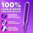 thumbnail image 3 of Tampax Radiant Tampons Duo Pack with LeakGuard Braid, Regular/Super Absorbency, 52 Ct, 3 of 11
