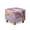 Marble Pattern Golden Violet, variant on SCRAWLGOD Wolf Butterfly Starry Sky Print Violet Ottoman Cover, Soft Square Footstool Cushion with Non Slip Bottom Thick Furniture Protection Universal Fit for Most Footrest Sofa