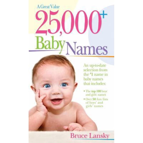 Pre-Owned 25,000  Baby Names (Mass Market Paperback) 0684034506 9780684034508