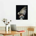 thumbnail image 2 of JEUXUS White Angel Painting Angel Wings Poster Modern Black And White Feminine Wall Art Abstract Angel Pain Wall Art Paintings Canvas Wall Decor Home Decor Living Room Decor Aesthetic 16x20in, 2 of 4