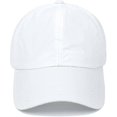 thumbnail image 3 of Womens Criss Cross Ponytail Baseball Cap Adjustable High Messy Bun Ponycap Quick Drying Hat-DF, 3 of 5