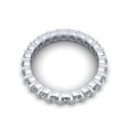 thumbnail image 3 of Natural 1.75Ct Round Cut Diamond Classic Shared Prong Women's Anniversary Wedding Eternity Band Ring Solid 10k White Gold H SI2, 3 of 3