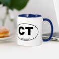 thumbnail image 4 of CafePress - Connecticut State Mug - 11 oz Ceramic Mug - Novelty Coffee Tea Cup, 4 of 6
