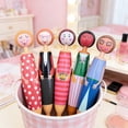 thumbnail image 4 of pstuiky Cartoon Doll Ballpoint Pens 5Pcs Multicolor Funny Character Pens Creative Writing Tools 4.7X0.98X0.98In Plastic Novelty Stationery Playful Gifts for Office, 4 of 7