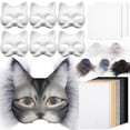 thumbnail image 1 of Therian Mask, kit de bricolaje, máscara Seenelling Blank para gatos con tela de fieltro, 1 of 6