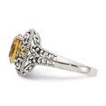 thumbnail image 3 of Sterling Silver w/14k Citrine Ring Size 7, 3 of 3