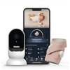 Owlet Dream Duo - Smart Portable Video Baby Monitor - HD Video Camera + Sock With Heart Rate, AVG Oxygen Tracker - Dusty Rose