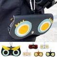 thumbnail image 4 of Boîte de Lunettes de Soleil Portable pour Femmes en Cuir PU Protection Rangement Lunettes de Soleil Mignonnes, 4 of 5