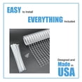thumbnail image 3 of KidKusion Deck Guard for Banister and Deck Railings, Polypropylene Plastic, 16 ft, Clear Color, 3 of 7