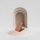 thumbnail image 1 of Houderco Plegable Para Mascotas Con Plataforma De Bañado Ajustable En Color Marrón, 1 of 6