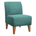 thumbnail image 1 of Picket House Furnishings North Accent Slipper Chair in Teal Polyester, 1 of 7