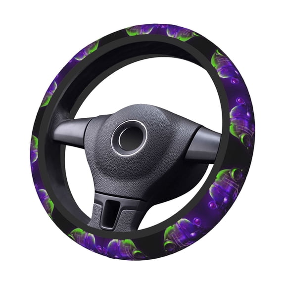 Fall-Out Steering Wheel Cover Elastic Stretch Breathable Vehicle Steering Wheel Protector Car Interior Accessories