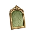 thumbnail image 2 of Gumesh 6x8 Picture Frame Vintage Gold Frames, Antique Gold Ornate Resin Photo Frame with Glass Front for Tabletop and Wall Mounting, Arched Picture Frame for Home Decor, 2 of 7