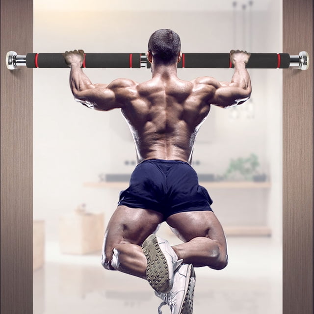 Barra Dominadas Puerta,Barra Para Dominadas Pared Pull Up Bar Barras De Dominadas Para Casa Pull Up Bar Barra De Tracción De Fitness Con Agarre Cómodo Equipo De Fitness De Ejercicio Pull Ups Higoodz Deportes al aire libre