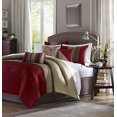 thumbnail image 2 of Madison Park Amherst 7 Piece Comforter Set - Cal King - Red, 2 of 2