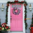thumbnail image 5 of YOHAVEN Rose Flower Wreath 15.7", Artificial Floral Door Wreath Hanging Decorations for Wedding Party Holiday Christmas Farmhouse Wall Front Door Decor, 5 of 7