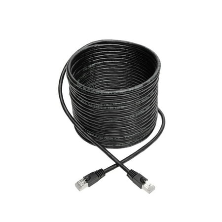 Tripp Lite Cat6a Snagless Shielded STP Patch Cable, Black