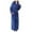 Blue, variant on Underwear Under $10 Women's Robe Bathrobe Solid Coat Sleeved Long Clothes Winter Lengthened Splicing Home Color