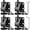 Heavy Duty Furniture Levelers Black 4p, variant on ABCISI Leveling Feet, Heavy Duty Furniture Levelers Adjustable Table Leg Leveler w/Lock Nuts for Furniture, Table, Cabinets, Workbench, Shelving Units and More, Black (4 Pack)