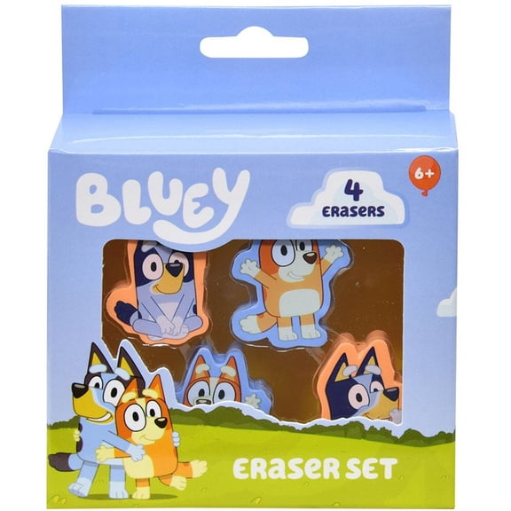 Bluey Eraser Set