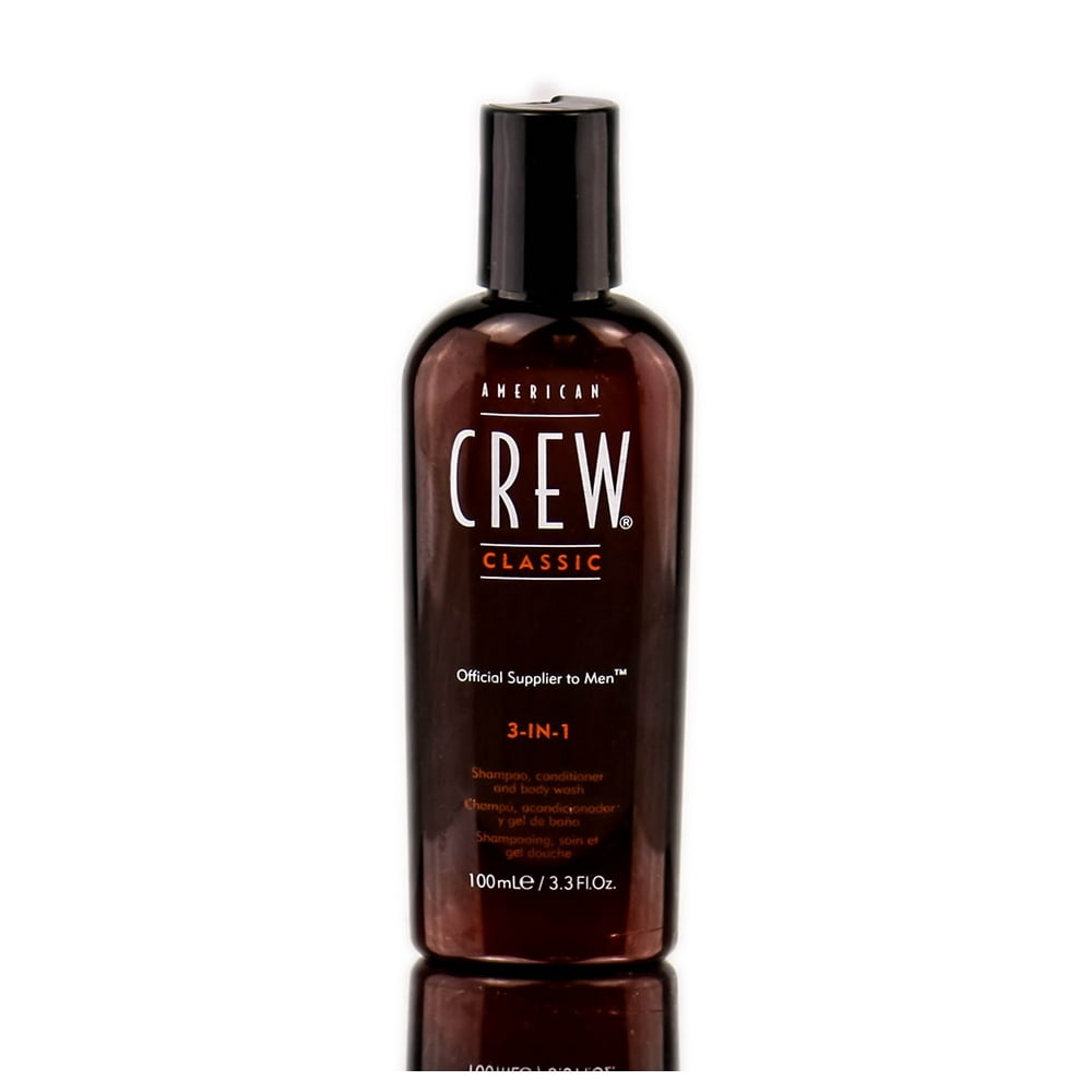 American Crew 3In1 Shampoo, Conditioner and Body Wash 3.3 FL OZ